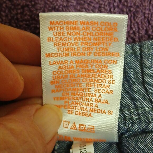 WONDER NATION Girls Bundle of 2 Shorts. Size L 10-12. Cuffed and Pockets - Picture 13 of 14